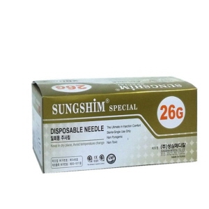 성심)일회용주사침(Long Needle)26G 50mm(2인치:)/1통(200개)