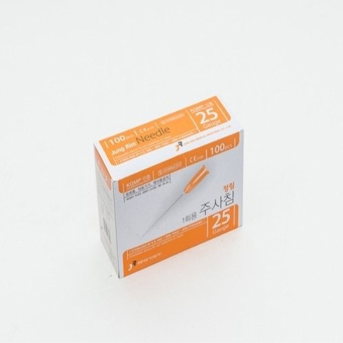 정림)일회용주사침(Needle)25G 50mm(2인치)/1통(100개)