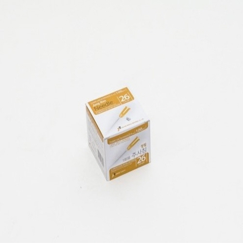 정림)일회용주사침(Needle)26G 25mm(1인치)/1통(100개)