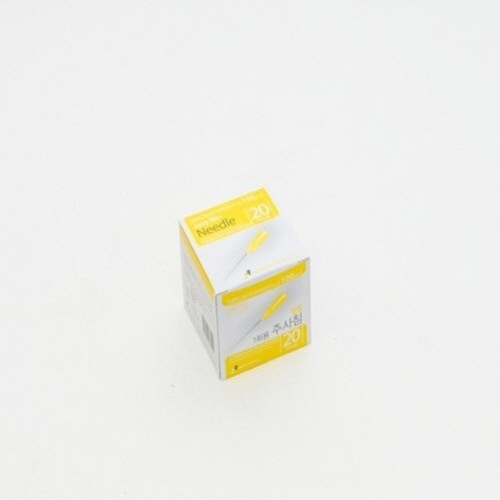 정림)일회용주사침(Needle)20G 38mm( 1-1/2인치)/1통(100개)