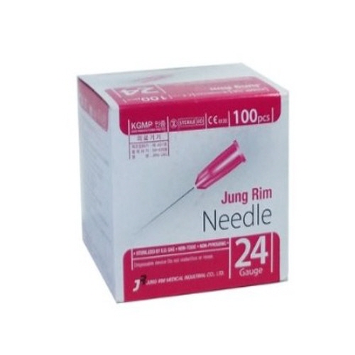 정림)일회용주사침(Needle)24G 19mm(3/4인치)/1통(100개)