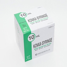 한국백신)일회용주사기(Syringe)10cc 23G(1인치)/1통(100개)