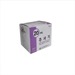 한국백신)일회용주사기(Syringe)20cc 18G(1-1/2인치)/1통(50개)