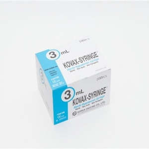 한국백신)일회용주사기(Syringe)3cc 24G(3/4인치)/1통(100개)