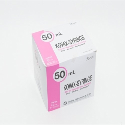 한국백신)일회용주사기(Syringe)50cc 18G(1-1/2인치)/1통(25개)