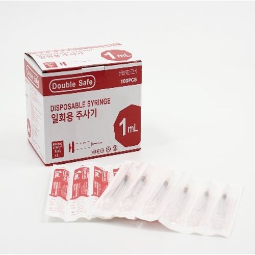 가주)일회용주사기(D/Syringe)1cc 26G(1/2인치)/1통(100개)