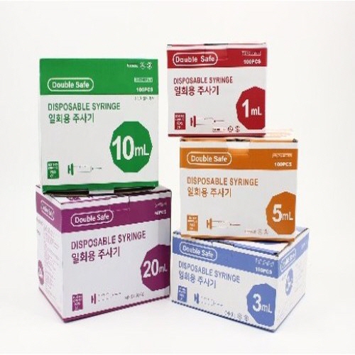가주)일회용주사기(D/Syringe)20cc 23G(1인치)/1통(800개)