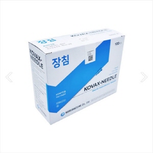 한국백신)일회용 롱주사침(Long Needle)23G 60mm/1통(100개)