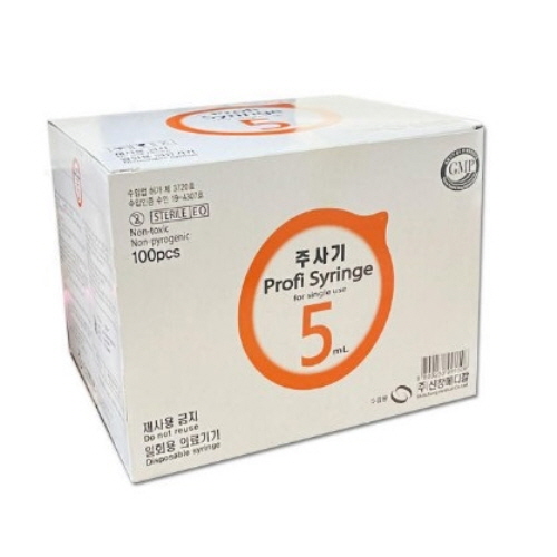 신창메디칼)일회용주사기(Syringe)5cc 32G/1통(100개)