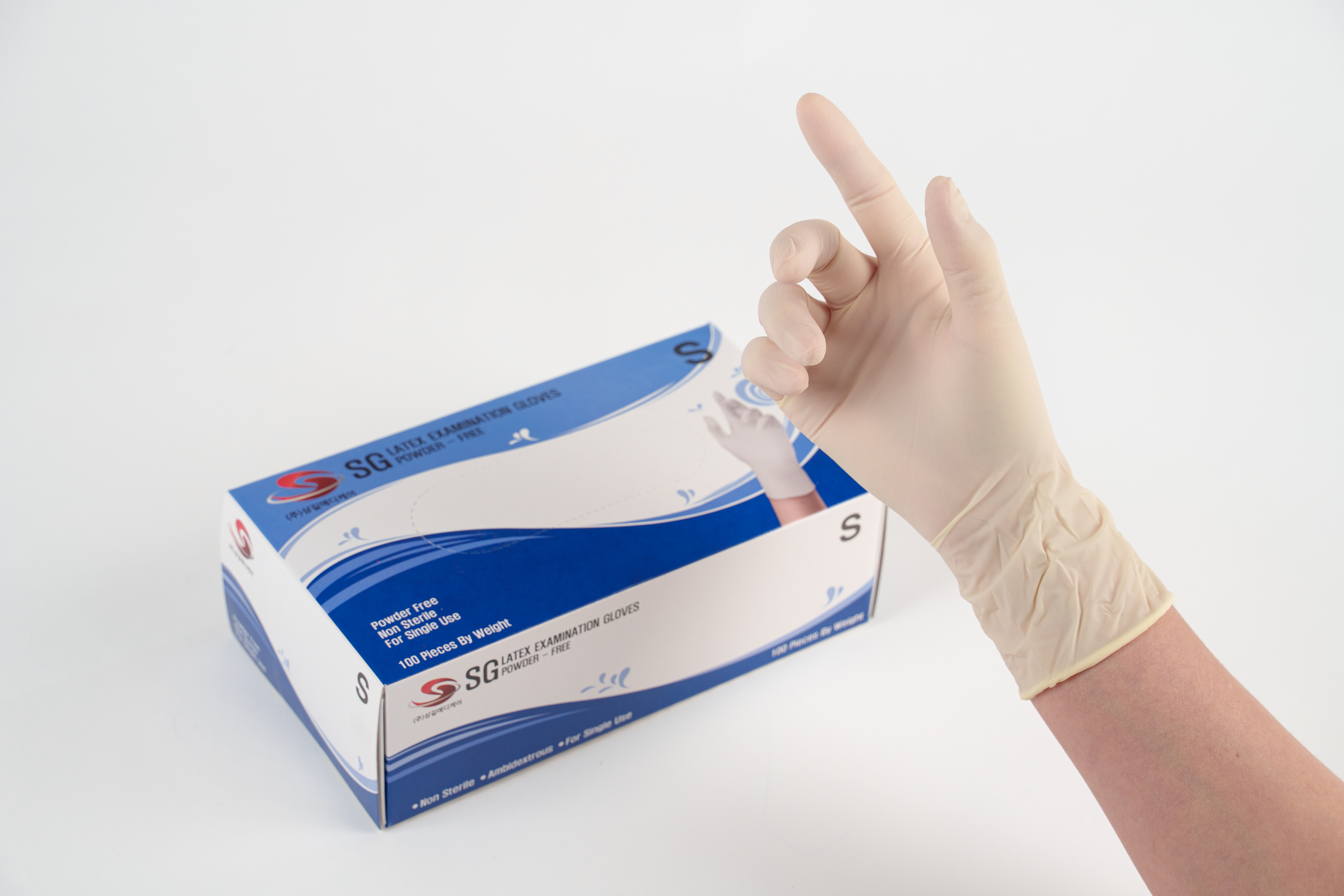 SG덴탈글러브(powderfree)(L)/1통(50조)
