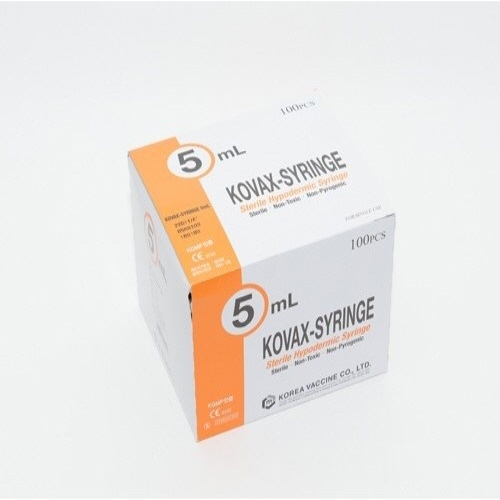 한국백신)일회용주사기(Syringe)5cc 22G/1통(100개)