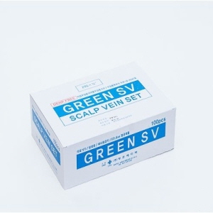 두원)나비침(Scalp Needle / DEHP-FREE) 23G(3/4인치)/1통(100개)