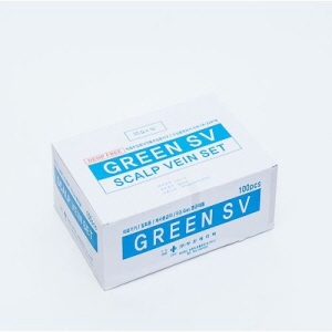 두원)나비침(Scalp Needle / DEHP-FREE) 25G(3/4인치)/1통(100개)