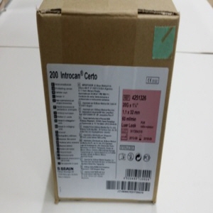 B.BRAUN)정맥카테타 인트로칸 세르토(Introcan Certo)20G/1통(50개)