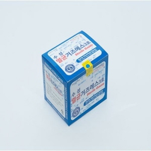 수성)멸균거즈(3*3*8p)/1통(100장)