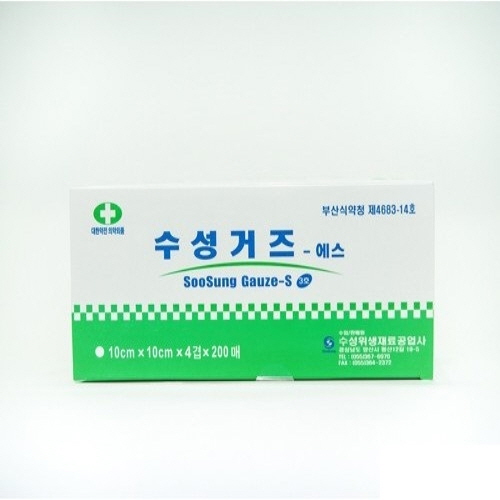 수성)접은거즈(4*4*4p)/1통(200매)