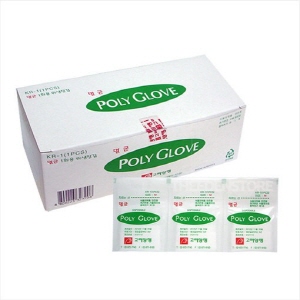 고려)멸균폴리글러브(M) 1매(Sterile Poly Glove)/1통(200매)
