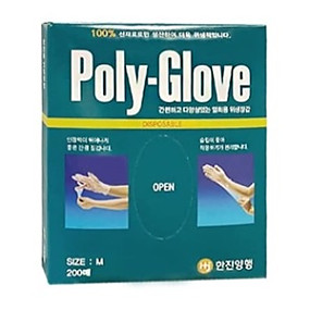 한진)폴리글러브(M)/1통(200매)
