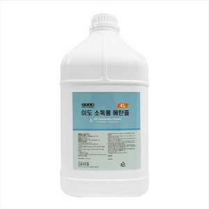 이도팜)소독용에탄올(83%) 4L/1개