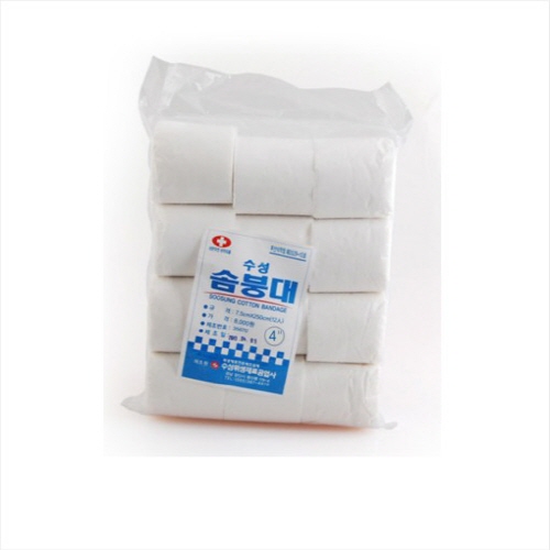 수성)솜붕대(Cotton Bandage)4인치(10*250)/1pack(12Roll)