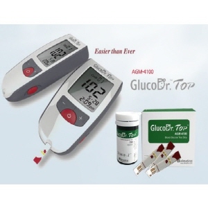 올메)글루코닥터(TOP)혈당시험지500P+혈당측정기/1set(500매+혈당측정기1개)