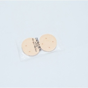 안진팜메디)간섭파 스폰지(원형)6.5*1.5/1pakc(4개)