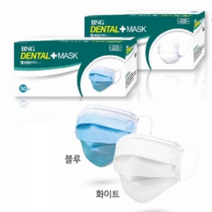 밴드골드)덴탈마스크(백색)걸이형/1통(50매)