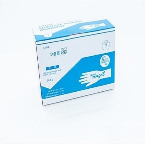 유니더스)멸균글러브 Angel(Sterile Glove)7.0/파우더프리/1통(50조)