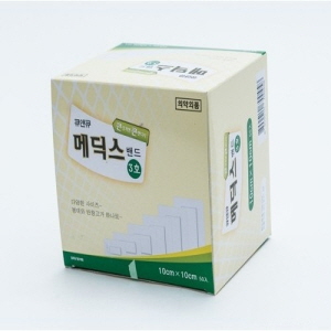 엔에스팜)메딕스밴드(medix band)3호(10*10cm)/1통(50매)