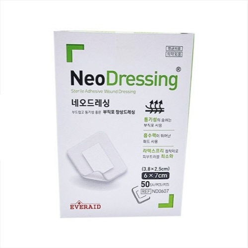 에버레이드)네오드레싱(Neo Dressing) 6*7cm/1통(50매)