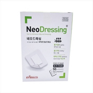 에버레이드)네오드레싱(Neo Dressing) 6*7cm/1통(50매)