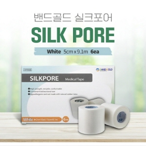 밴드골드)실크반창고(Durapore)/2인치/1통(6Roll)