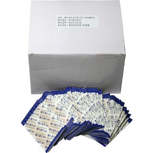 밴드)일회용밴드(D/Band) 벌크형 / 73*18mm / 1통(1000매)