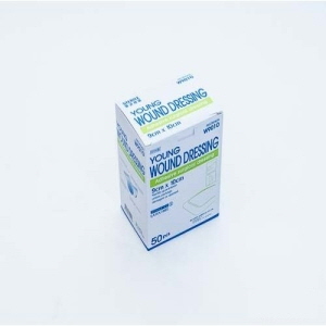 영케미칼)영운드드레싱 W9010 / 9.0*10.0cm /흰색 / 1통(50개)