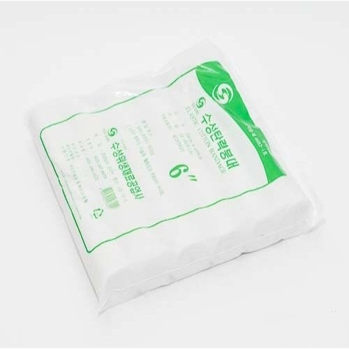 수성)탄력붕대(Elastic Bandage) 6INCH / 15cm*215cm / 면 / 12Roll