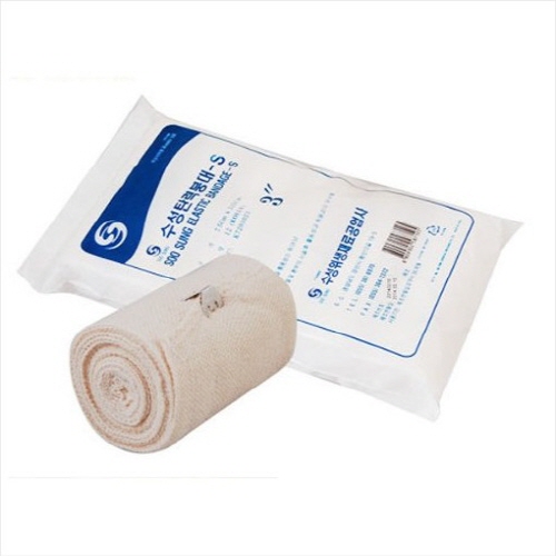 수성)탄력붕대(Elastic Bandage) 3INCH / 7.5*215cm / 고무사 / 12Roll