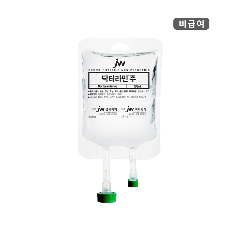 JW중외제약)닥터라민주 100ml/1BOX(20pack)