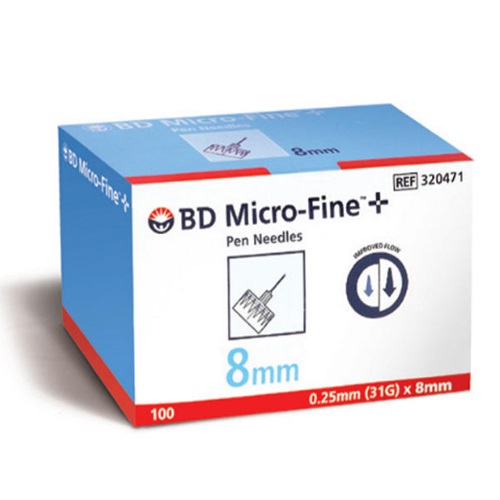 BD)마이크로파인 펜니들 31G/8mm/1통(100개)