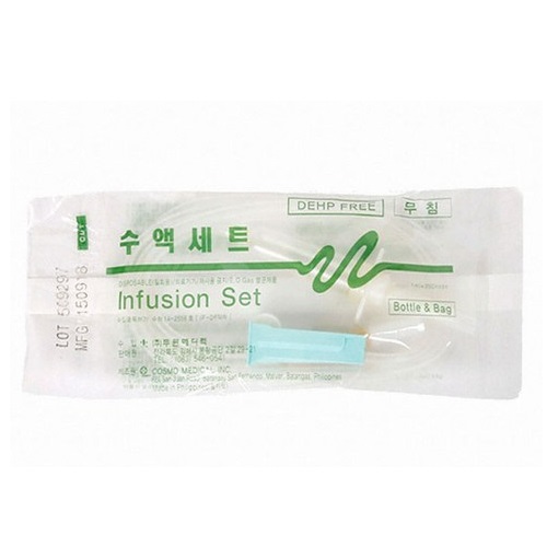 두원)수액셋트(무침)(I.V Set / DEHP FREE)/1팩(50개)