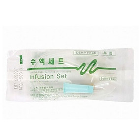 두원)수액셋트(무침)(I.V Set / DEHP FREE)/1팩(50개)